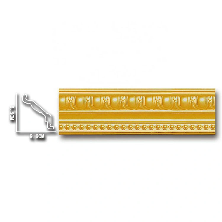 Decorative Cornice Gold Crown Moulding for Interior Decoration