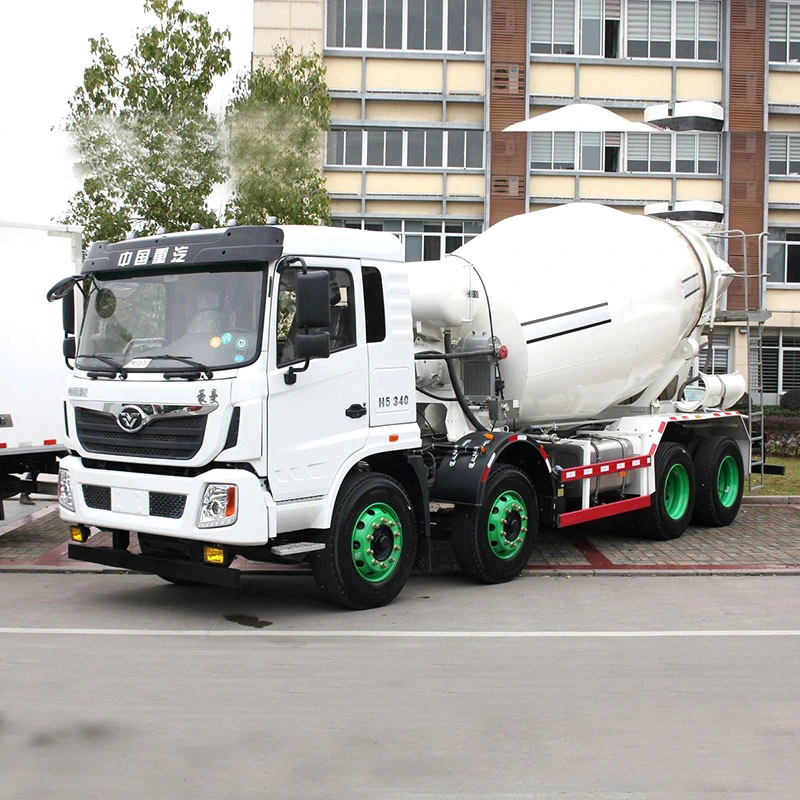 HOWO Prix bon marché industriel 8 m3 8*4 béton monté sur camion Camion mélangeur de ciment avec pompe à vendre