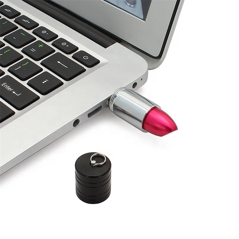 Female Promotional Gift Lipstick Shape USB Flash Drive