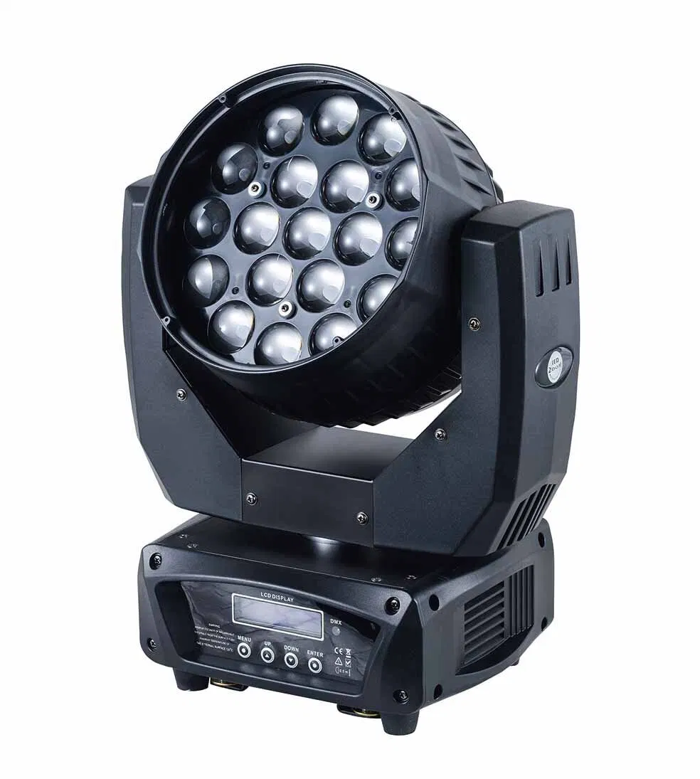 19X40W LED Move Head Zoom Wash Light for Show Disco Light