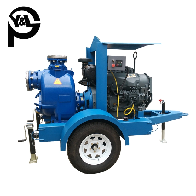 6 Inch Diesel Power Self Priming Mud Pump