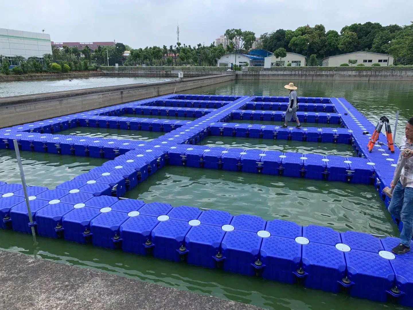 Agriculture Floating Fish Farm in The Sea with Nets