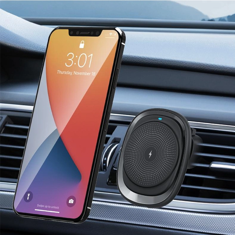 Factory Wholesale/Supplier Vehicle Magnetic Wireless Charging Outlet Wireless Car Charger