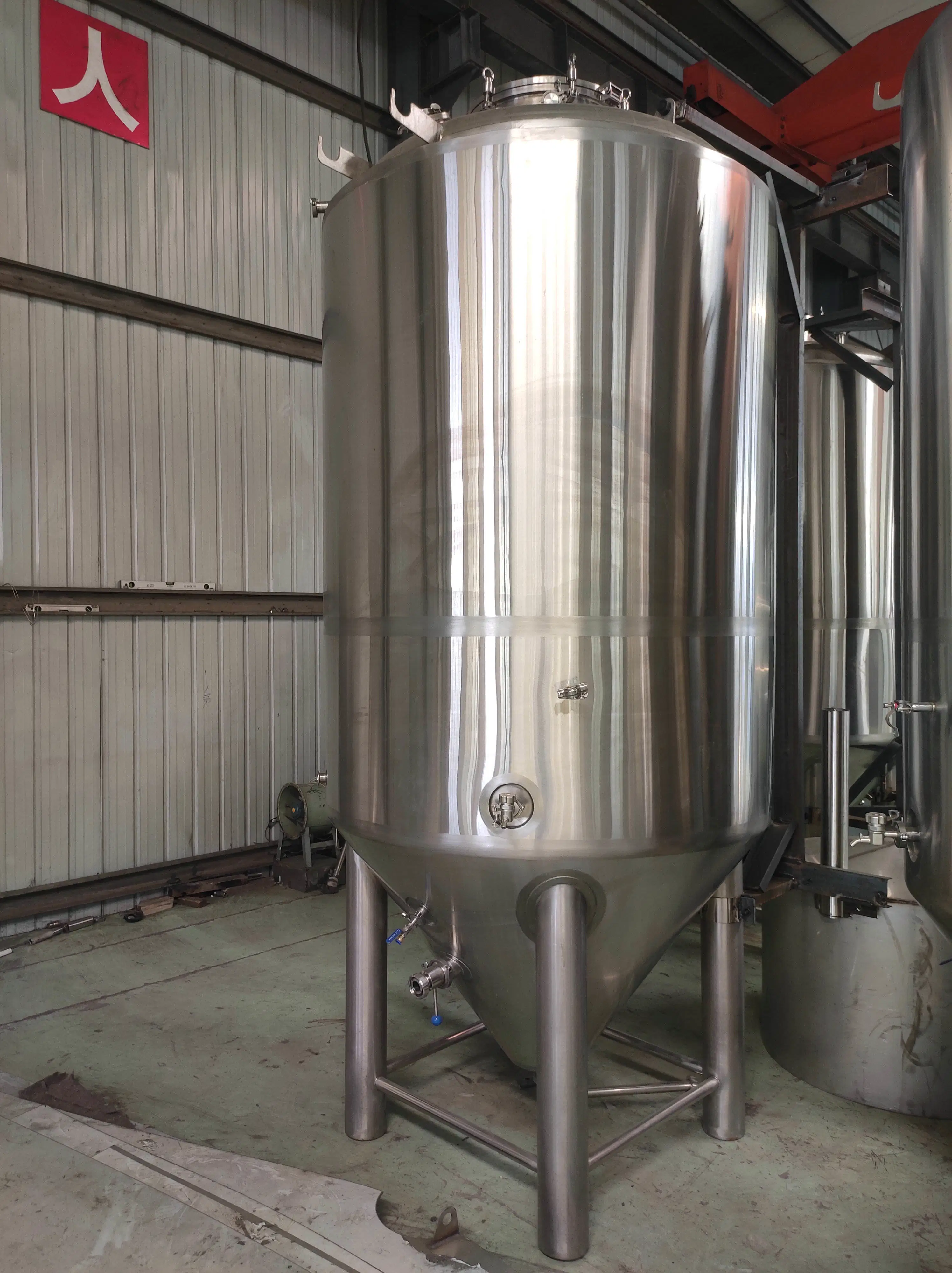 3000L Stainless Steel Cylinder Conical Tanks CCT Beer Fermentation Tank Stainless Conical Fermenter Beer Brewery Equipment