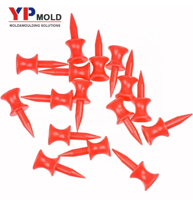 Plastic Injection Golf Tee Mould Custom Multi Cavities Golf Tee Mold