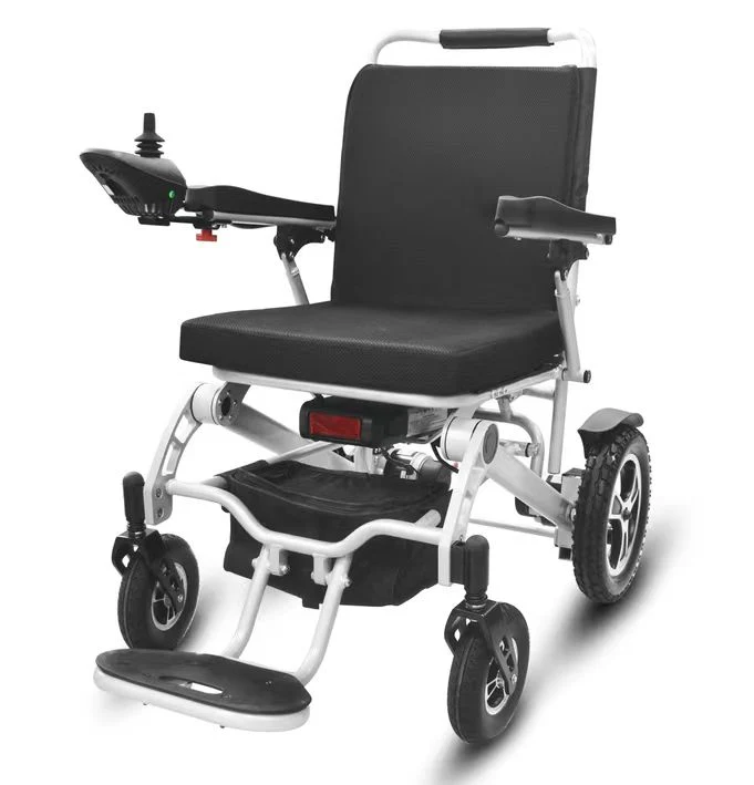 Neue Faltbare Aluminium Starke Rahmen Elektrische Power Rollstuhl Elektromagnetische Bremse System deaktiviert Scooter für Behinderte Peoole