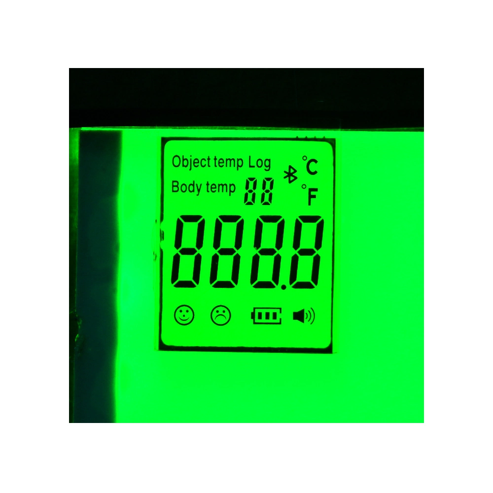 Customized Tn LCD positivo 5V telas LCD para medidor de temperatura