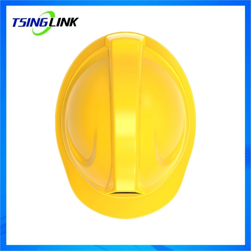 Wireless Mobile Phone Monitoring Intelligent ABS Hard Hat IP66 WiFi 4G Helmet Camera