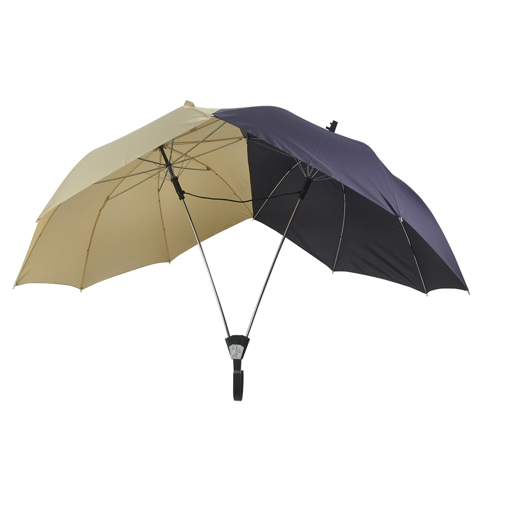 Creative Automatic Two Person Umbrella Large Area Double Lover Couples Umbrella Fashion Multifunctional Windproof Umbrella