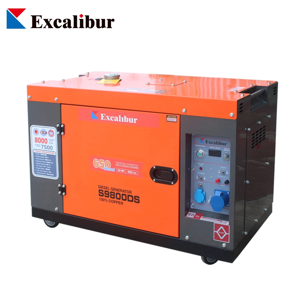 New Type Super Silent Air Cooled Diesel Generator 7kw 8kw 10kVA