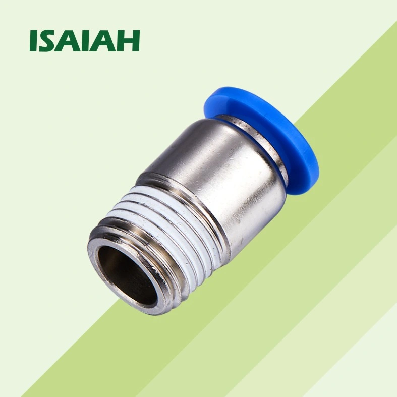 Isaiah China Manufacturer Quick Connector Straight Pipe Fitting Air Tube Fitting