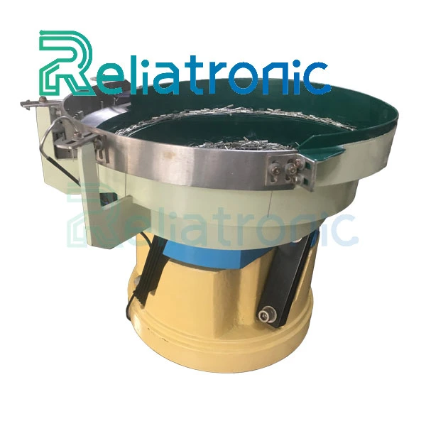 Vibration Feeder Bowl with Dispenser Device, Terminal, Bottle, Cap and Plastic Parts