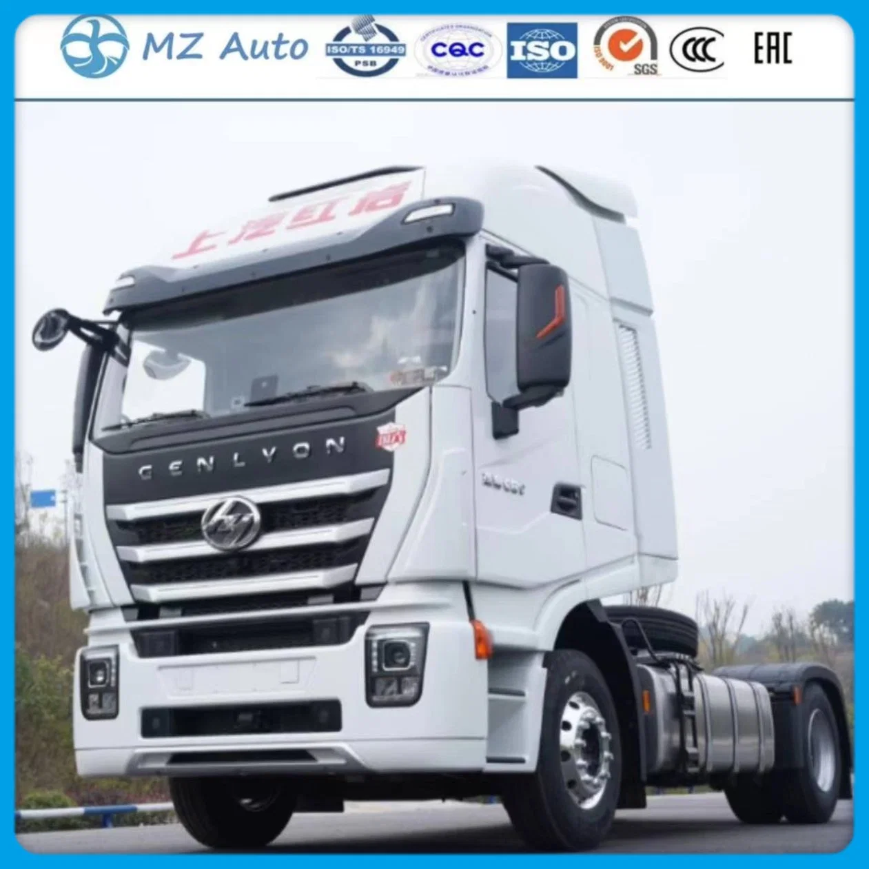 Ventes directes en usine Genlvon C6e 4X2 Van Euro6 Hongyan I VECO Tractor Truck Vehicle 430/460/480 HPS exportation vers la Russie avec Pièces automatiques