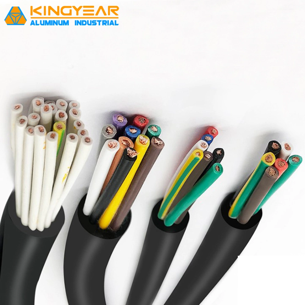 5 Core 2.5 mm2 PVC Insulated and Sheathed Flexible Copper Control Cable 450/750V