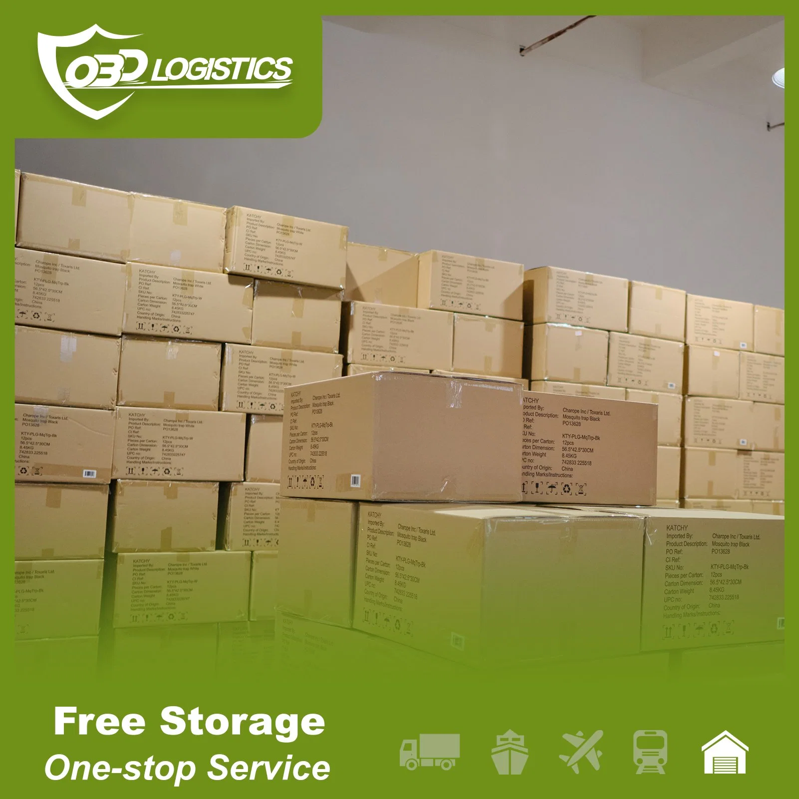 Logistics Service Door to Door to Malaysia, Thailand, Korea, Philippines Consolidate Goods Free Repacking Shipping Company