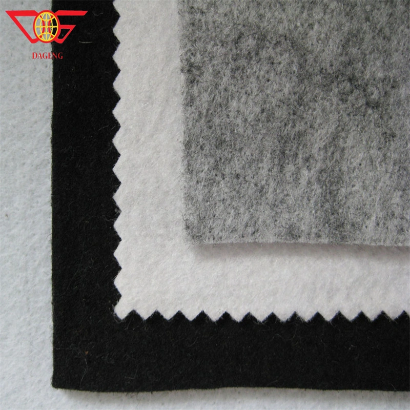 Blanco Negro Tamaño Personalizado Rollo Textil Geo 100GSM PP Pet Nonwoven tejidos geotextiles para protección de la Pendiente bien vendido