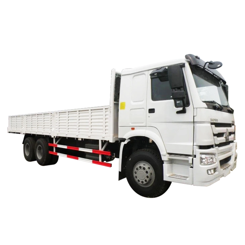 Sinotruk HOWO nueva 6X4 10 Wheeler plana de 30t camiones de carga con la pared lateral