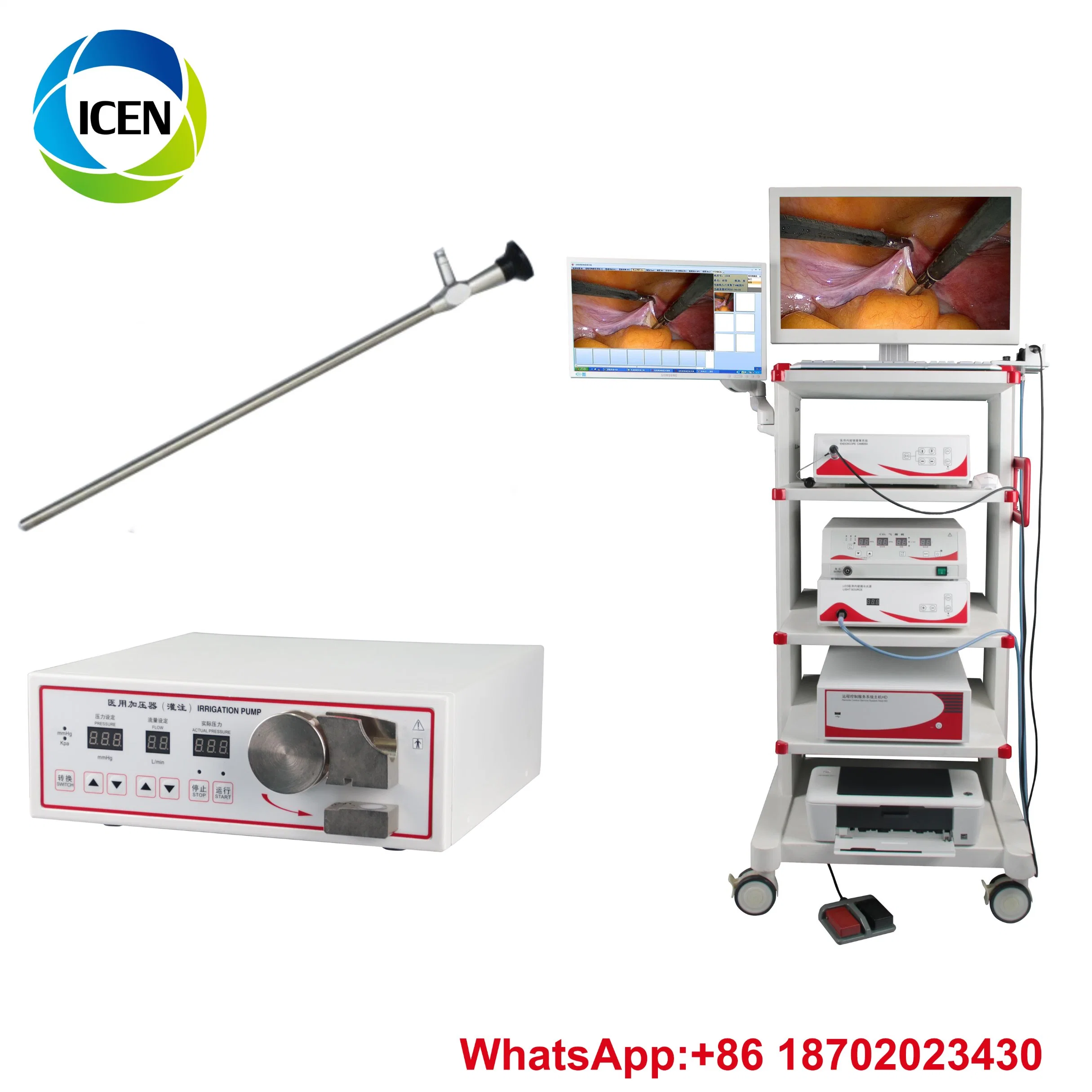 in-P003 Medical Instrument Surgical Rigid Endoscope Laparoscopy Tower Portable Laparoscope