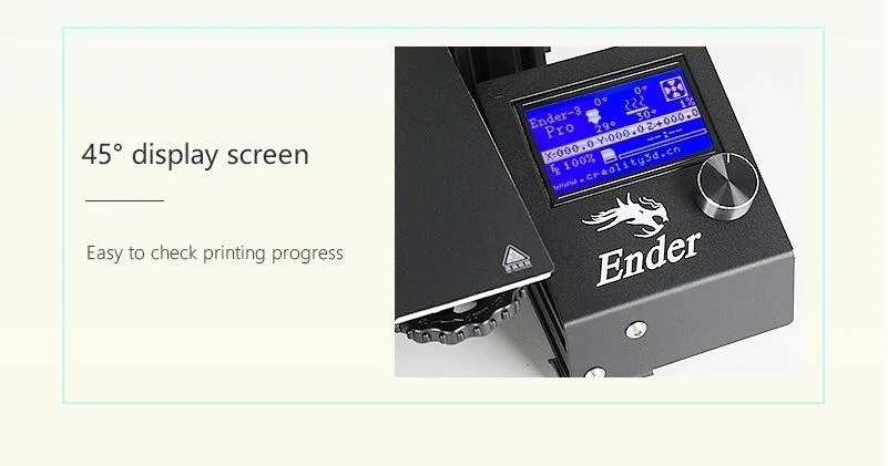 Impresión de alta precisión Ender 3 Pro impresora 3D integrada DIY Kit de montaje