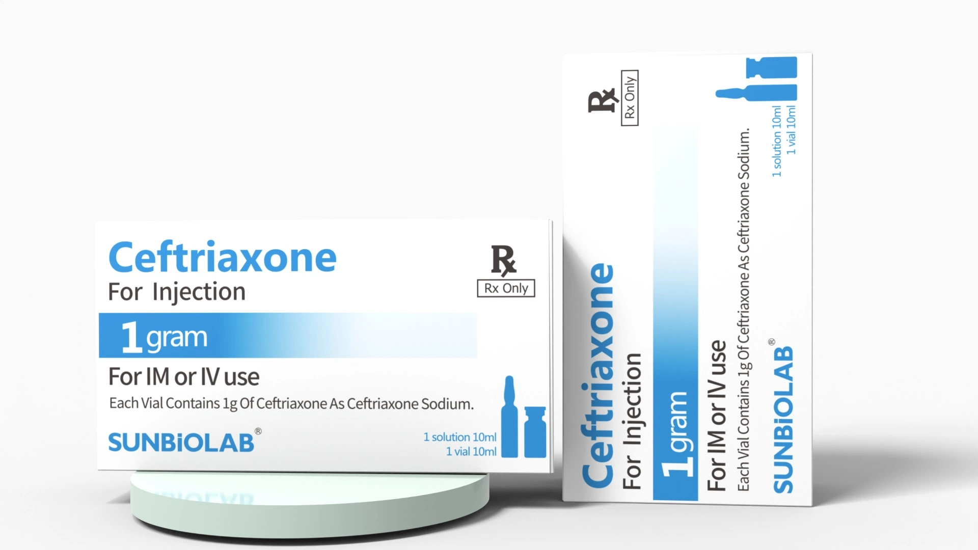 Cuidados de saúde Injecção Ceftriaxione 1g de pó para injeção Westeren Sódio Ceftriaxone farmacêuticos químicos