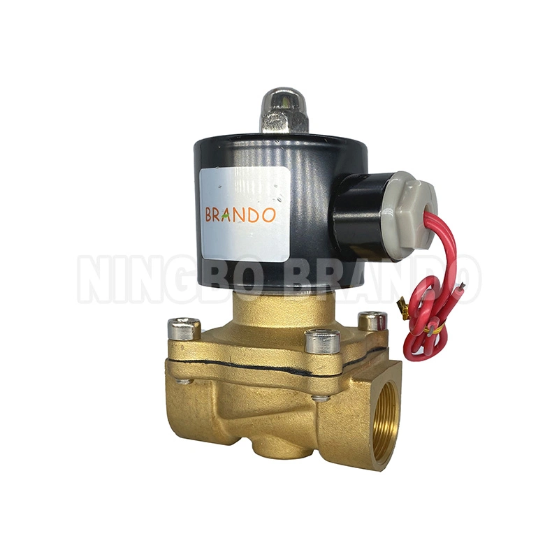 2W200-20 UW-20 3/4'' de latón de 2/2 vías normalmente cerrado de agua de la electroválvula de gas oil Aire 12VDC 24VDC 24VCA 110VCA 220VAC 3/4 pulgadas NC