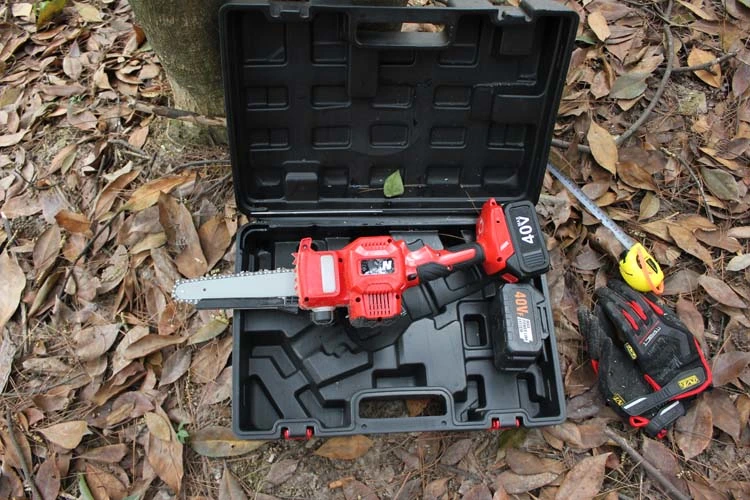 K550 Wholesale/Supplier Rechargeable Electric Chain Saw Cordless Battery Lithium 900W Electric Chain Hand Saw Stone Cuter