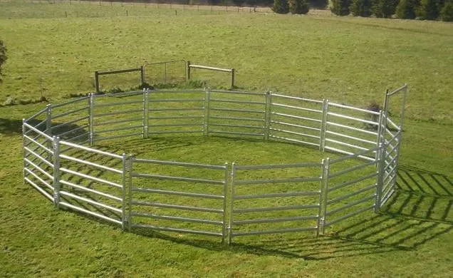 Best Selling Galvanized Horse Rail Cattle Yard Fence Livestock Fencing Panels
