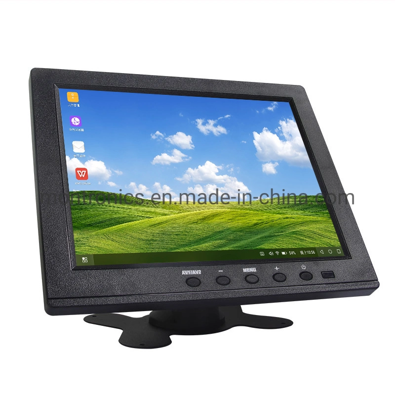 8 Inch CCTV Mini LCD Monitor BNC/AV Small Size Security Monitor