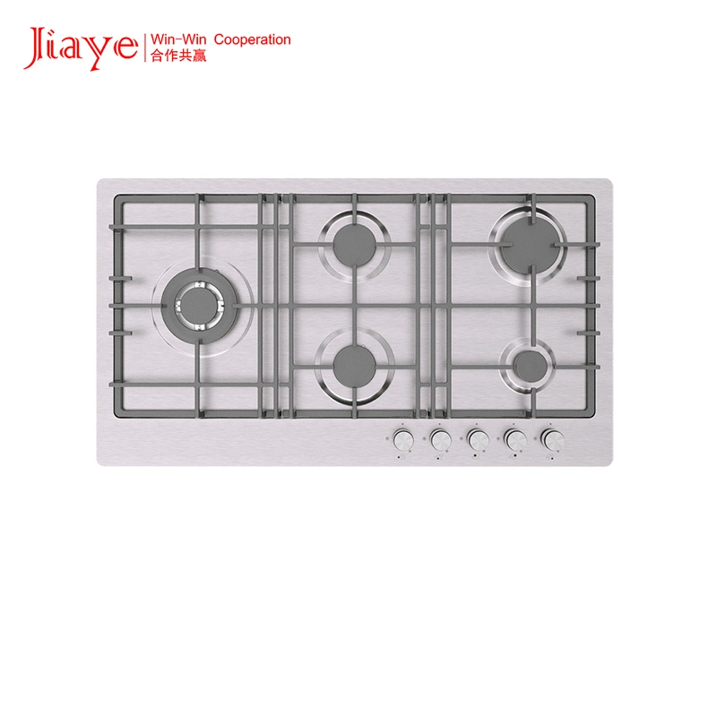 Multi-Function Household Gas Stove Portable Gas Stove 5 Burner Gas Stove Cooker Cooking with Grill