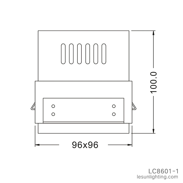 Hot Sales Double Heads 2*12W LED Recessed Downlights Ceiling Lamp LC8601-2