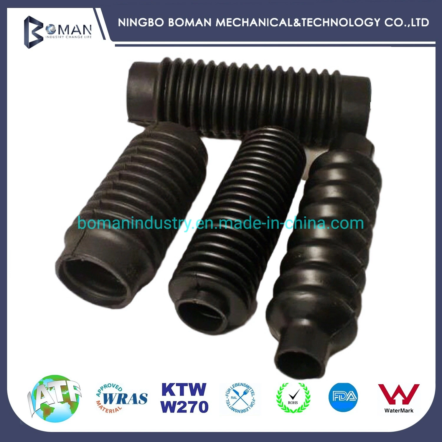 Customize Rubber Bushing Gasket Rubber Diaphragm Metal Detectable Rubber Part Seal