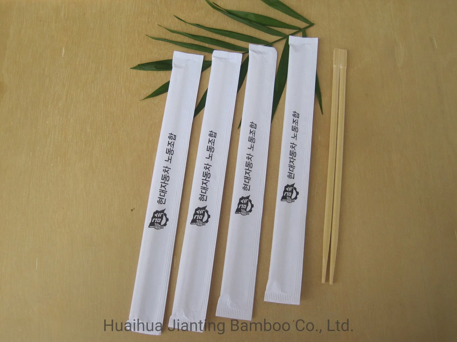 Home Eco-Friendly Half Paper Wrapping Chopsticks Disposable Bamboo Products