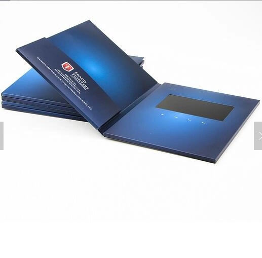 Custom Printing Video Brochure with Pocket