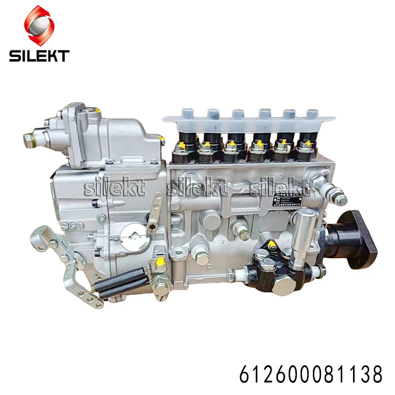 High Pressure Oil Pump 612600081138 HOWO Dump Truck Engine Parts Diesel 6 Cylinders Fuel Injection Pump