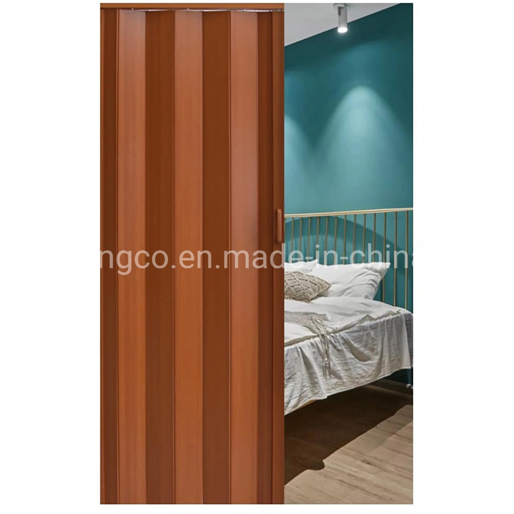 Manufacturer PVC Interior Sliding Doors Plastic for Bathrooms Folding Waterproof Modern Polymer