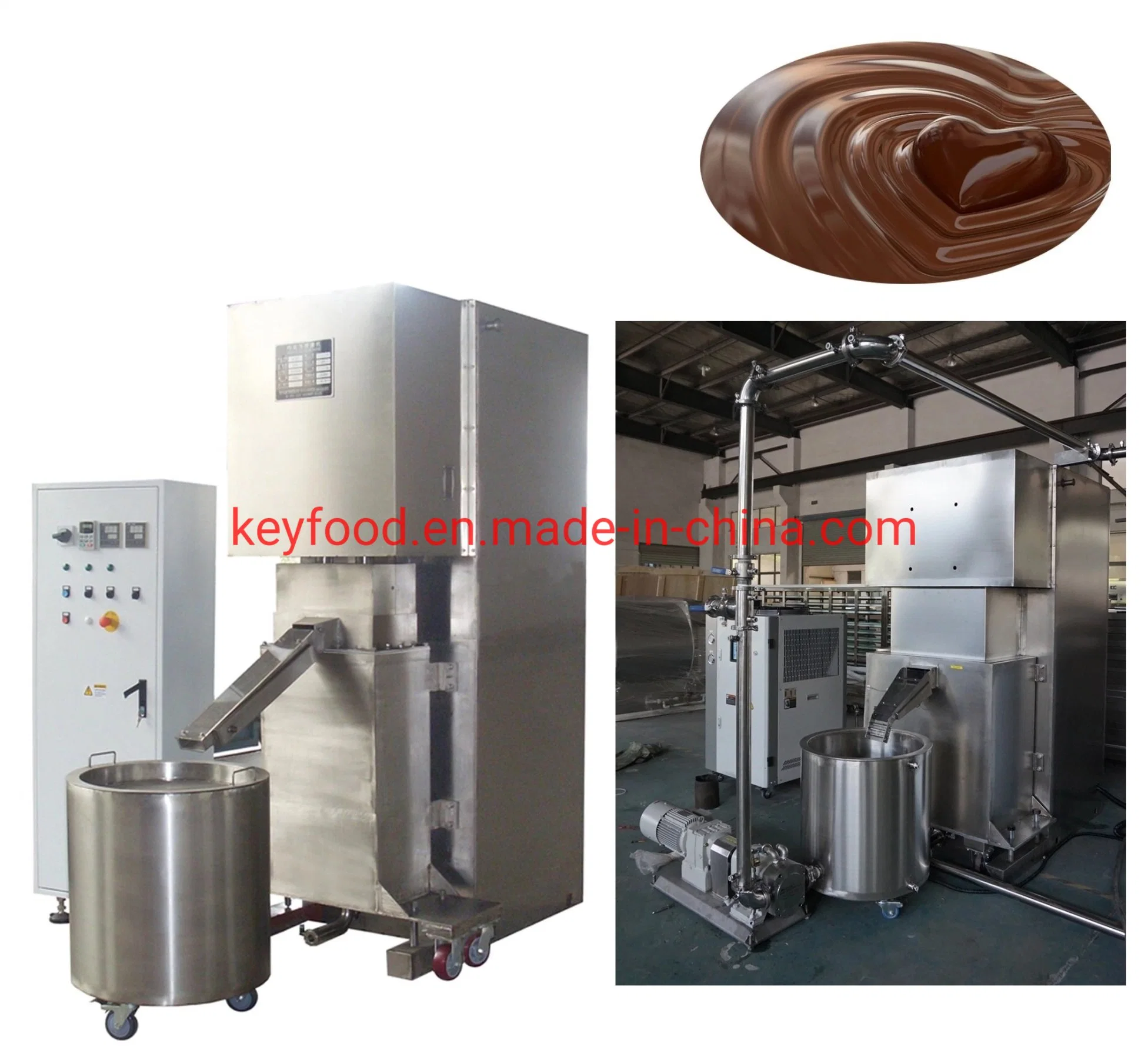 Completamente automática de molino de bolas de chocolate