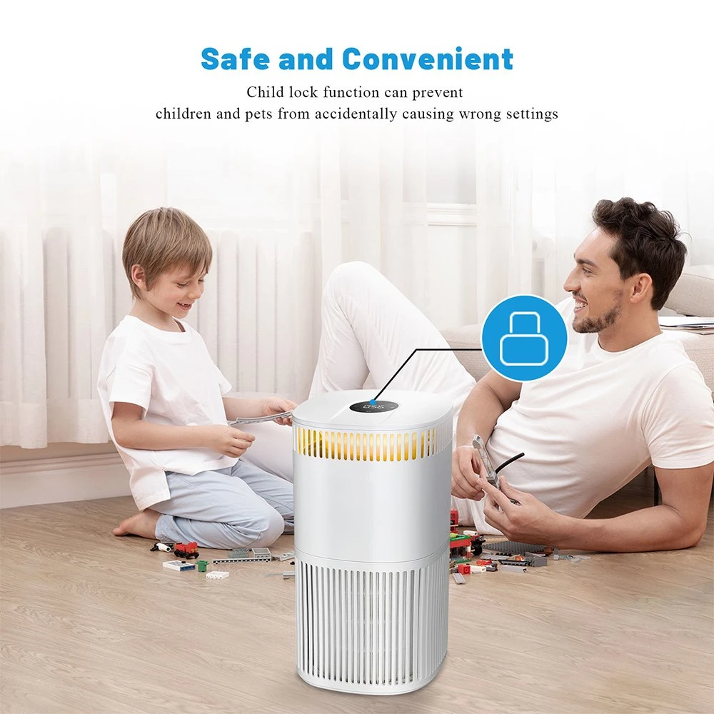 Square Design Tower Size Household Air Purifier for Pm 2.5