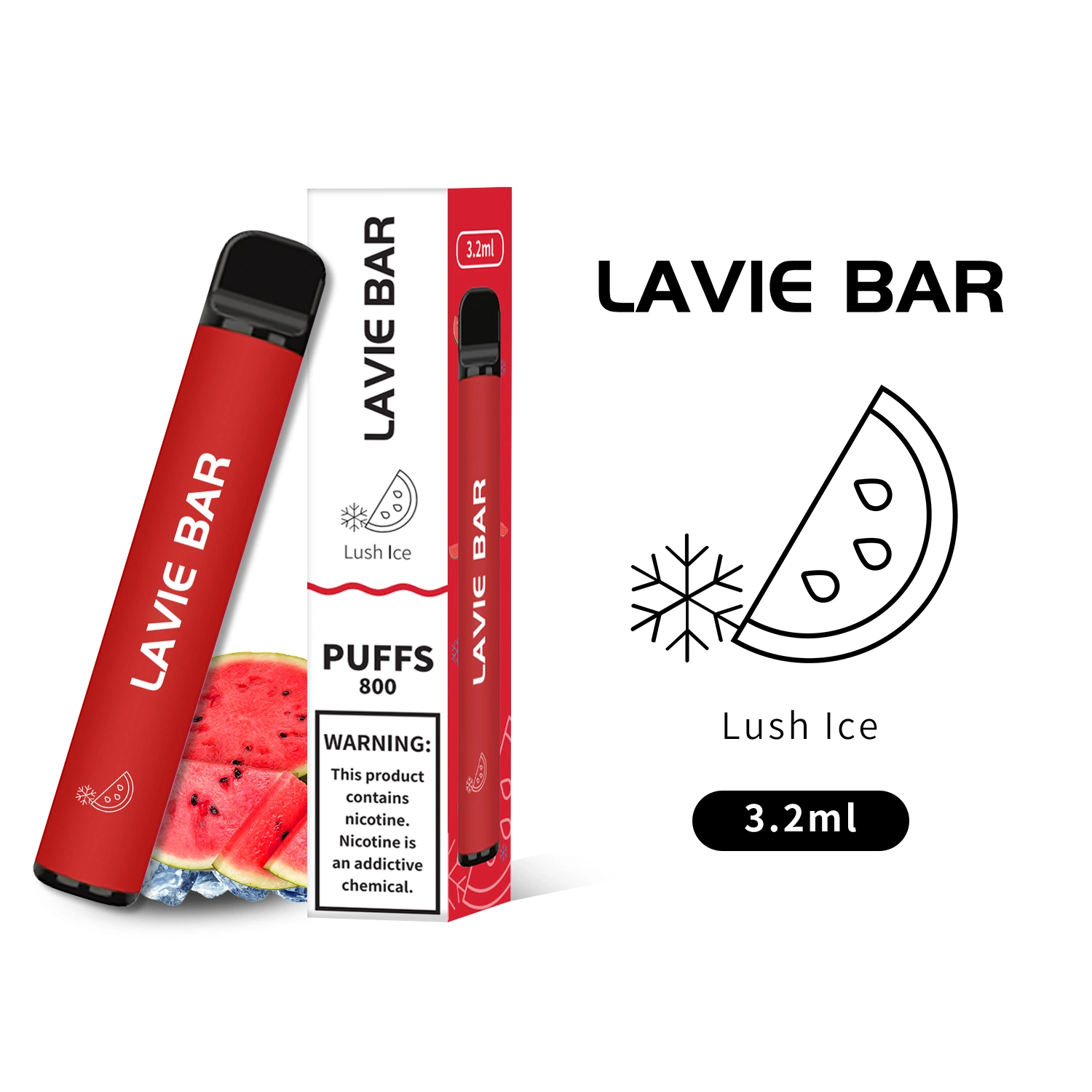 Wholesale/Supplier Disposable/Chargeable Vape Electronic Cigarette Vape Pen Disposable/Chargeable Vape Pen Lavie Bar 800 Puffs