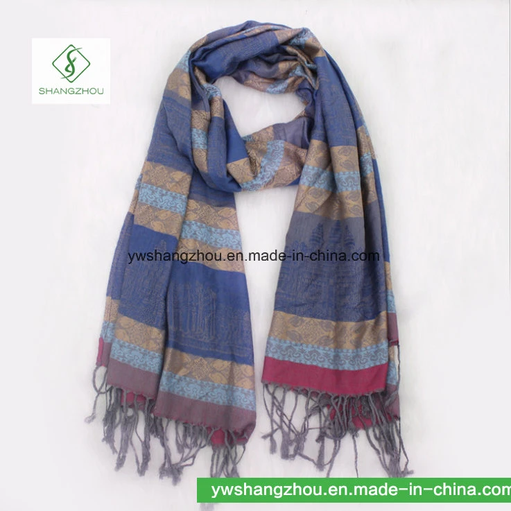 Nepal Style Metro City Jacquard Scarf Fashion Pashmina Shawl