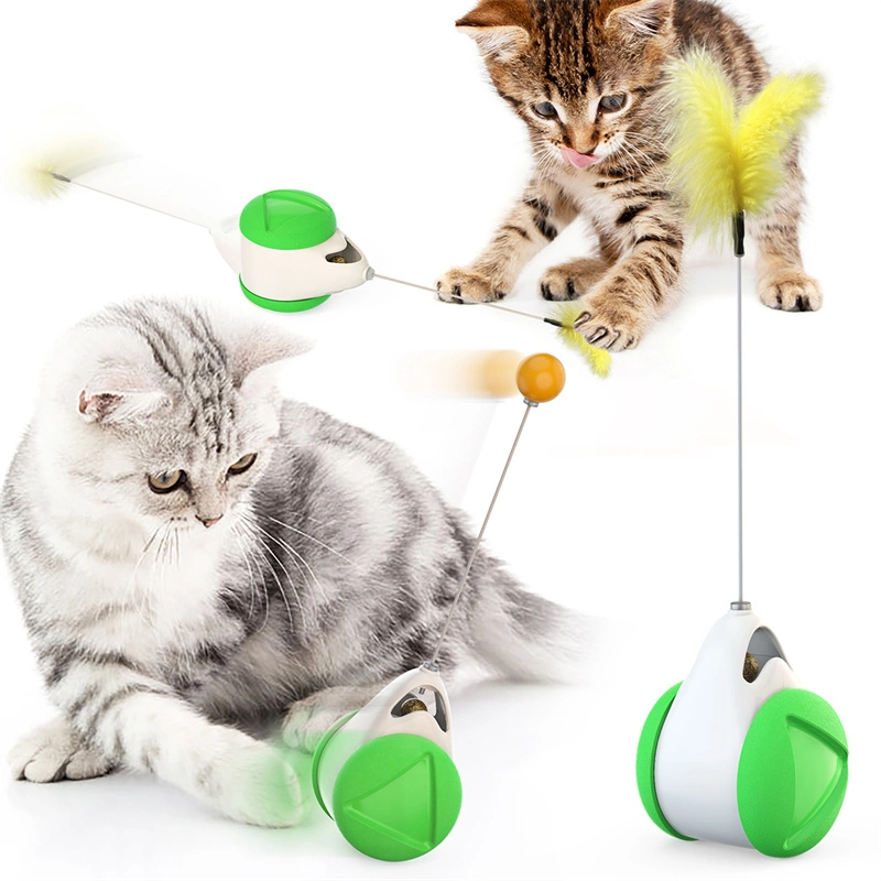 Produto PET Gato brinquedo Cat Puzzle Interactive Giro Brinquedo de equilíbrio automático