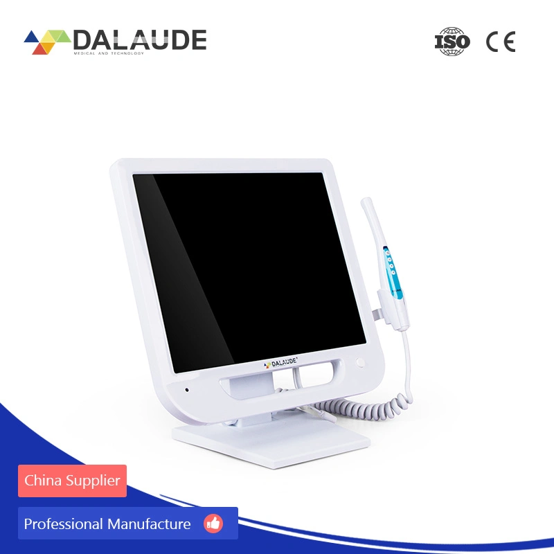 15 MP HD with 17inch Monitor Dental Digital Camera Viewer Intraoral Camera Oral Camera with Multimedia and Wi-Fi Camera USB Storage