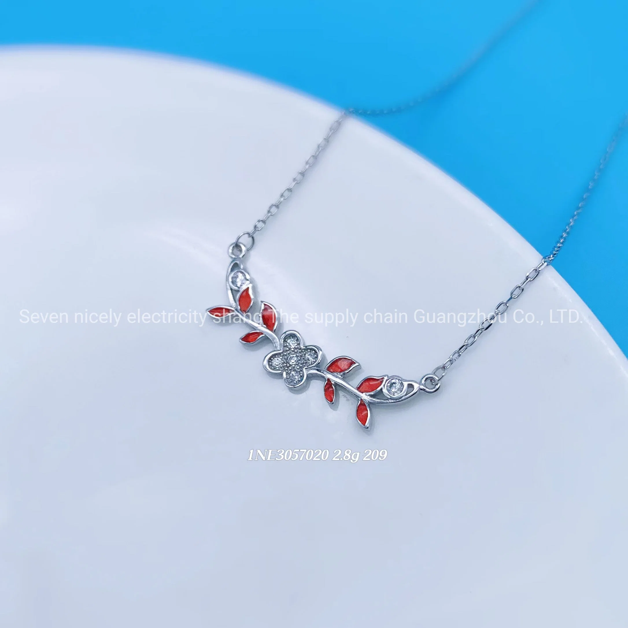 OEM Custom Fashion 925 Silver Jewelry Necklace with Butterfly Charm