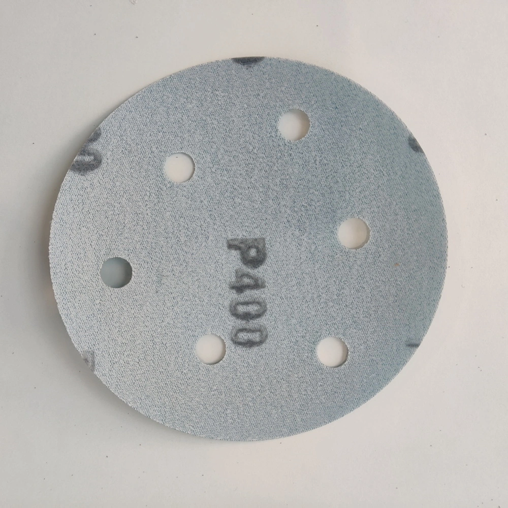 6inch (150mm) 15 Holes Sanding Disc Pet Film Backing Round Sand Paper for Polishing