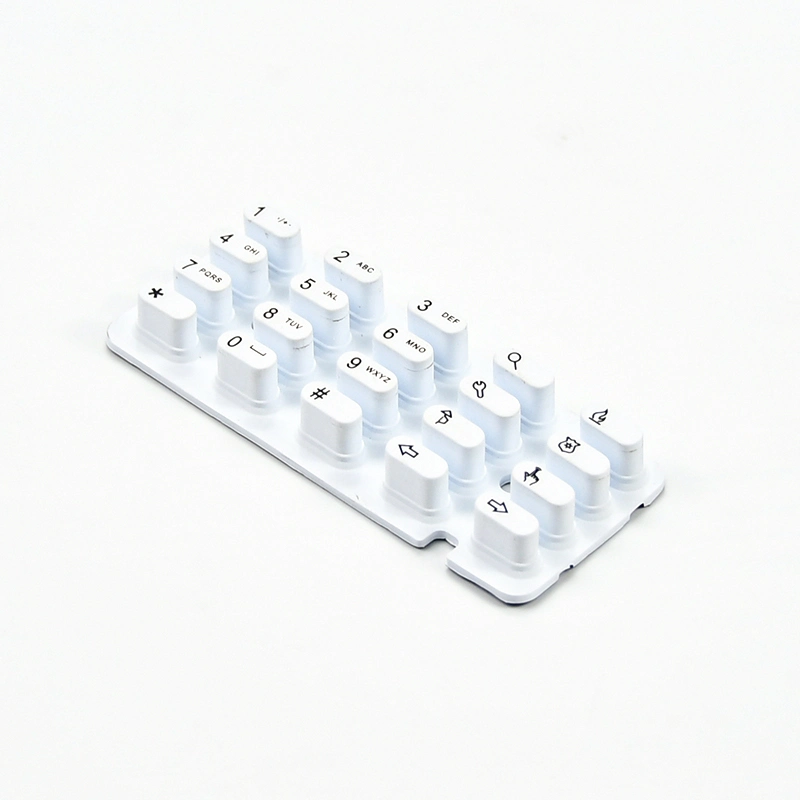 OEM High quality/High cost performance Conductive Electronic Silicone Rubber Numeric Black Keypad