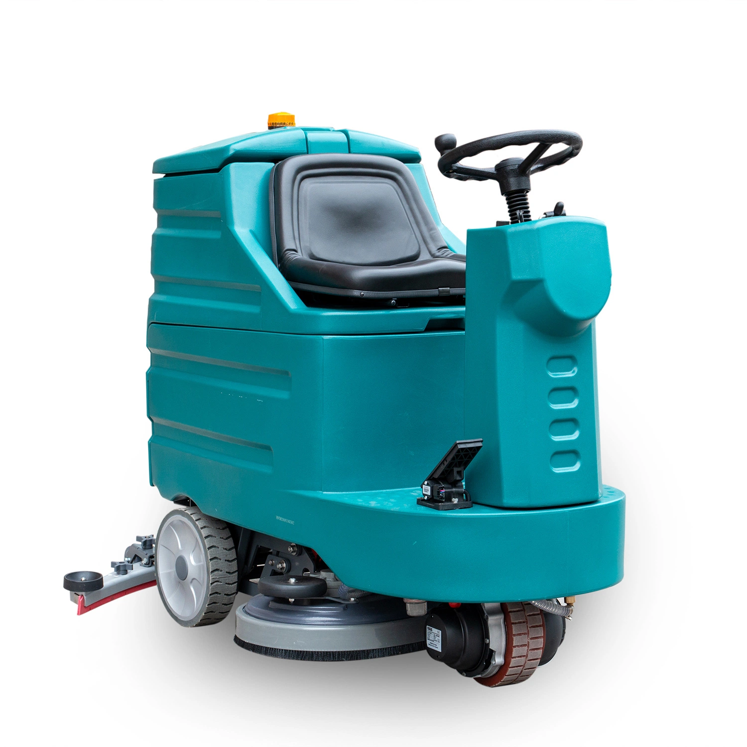 Machine de nettoyage automatique électrique sur batterie pour sols industriels/commerciaux, idéale pour le lavage des routes, des rues, des parkings, des hôpitaux et des entrepôts.