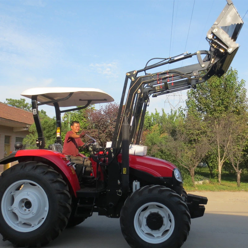 Wheels Tractor with Front End Sonw Blower Tractor with Hydraulic Arm Accessory