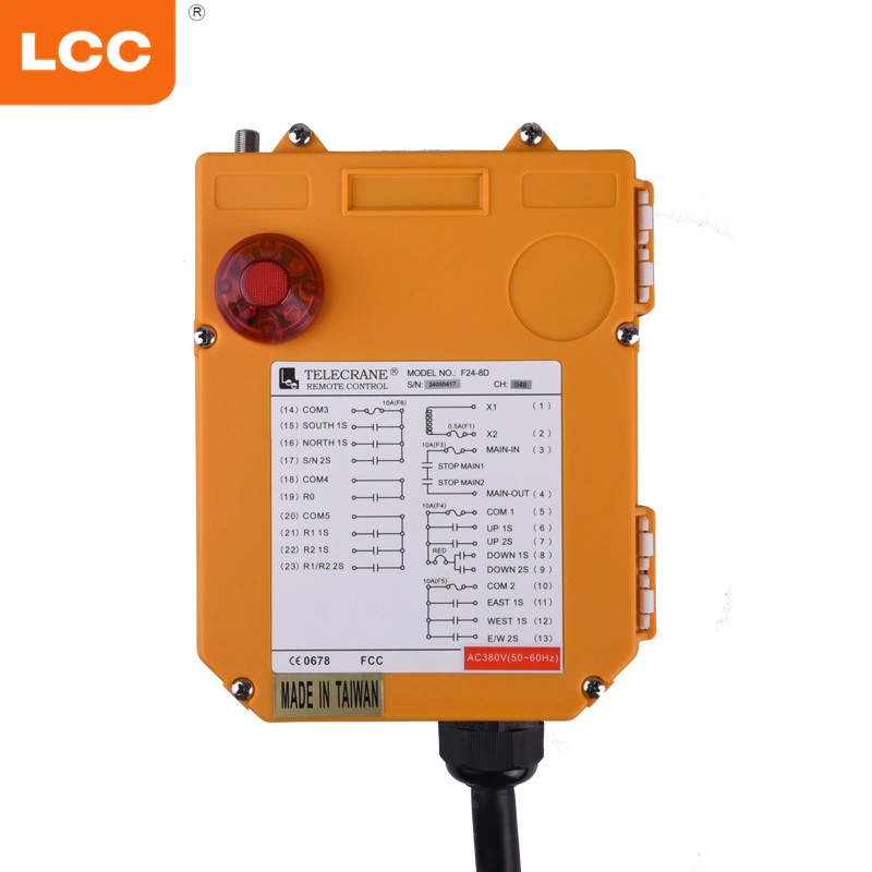 F24-8d Universal 8 Button Double Speed Industrial Wireless Remote Controls for Hoist Crane