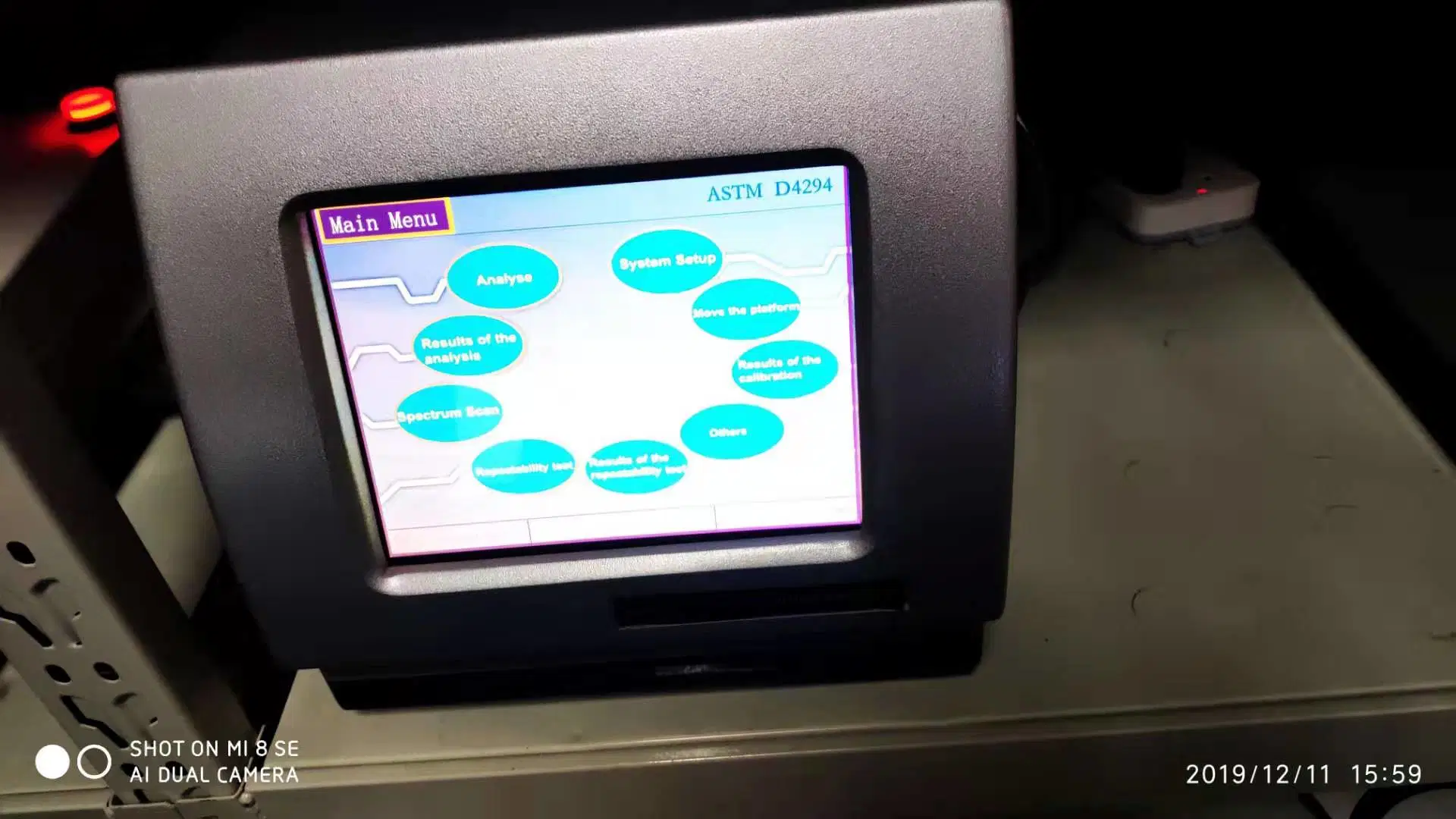 Lab ASTM D4294 X-ray Fluorescence Crude Oil Sulfur Analyzer