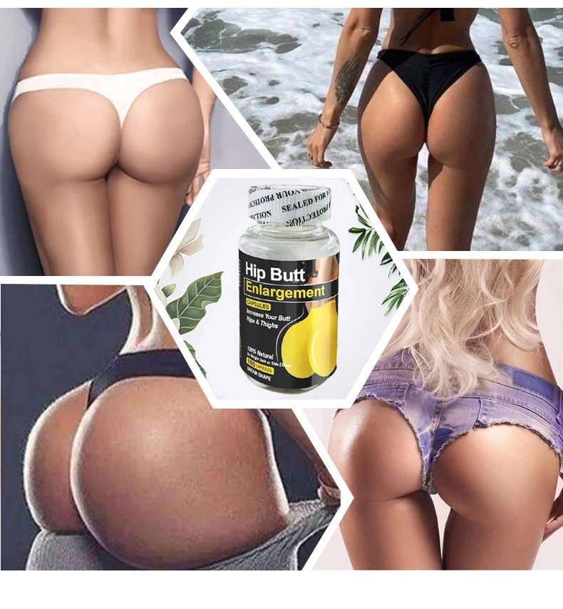 OEM / ODM maßgeschneiderte Form Maca Butt Lifting Pillen Big Ass Big HAGEBUTTEN Best Herbal Butt Erweiterung Butt Booster Kapseln