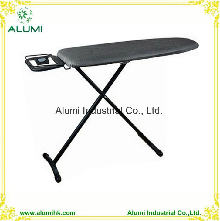 Hotel Foldable Ironing Board with Steam Iron and Iron Holder